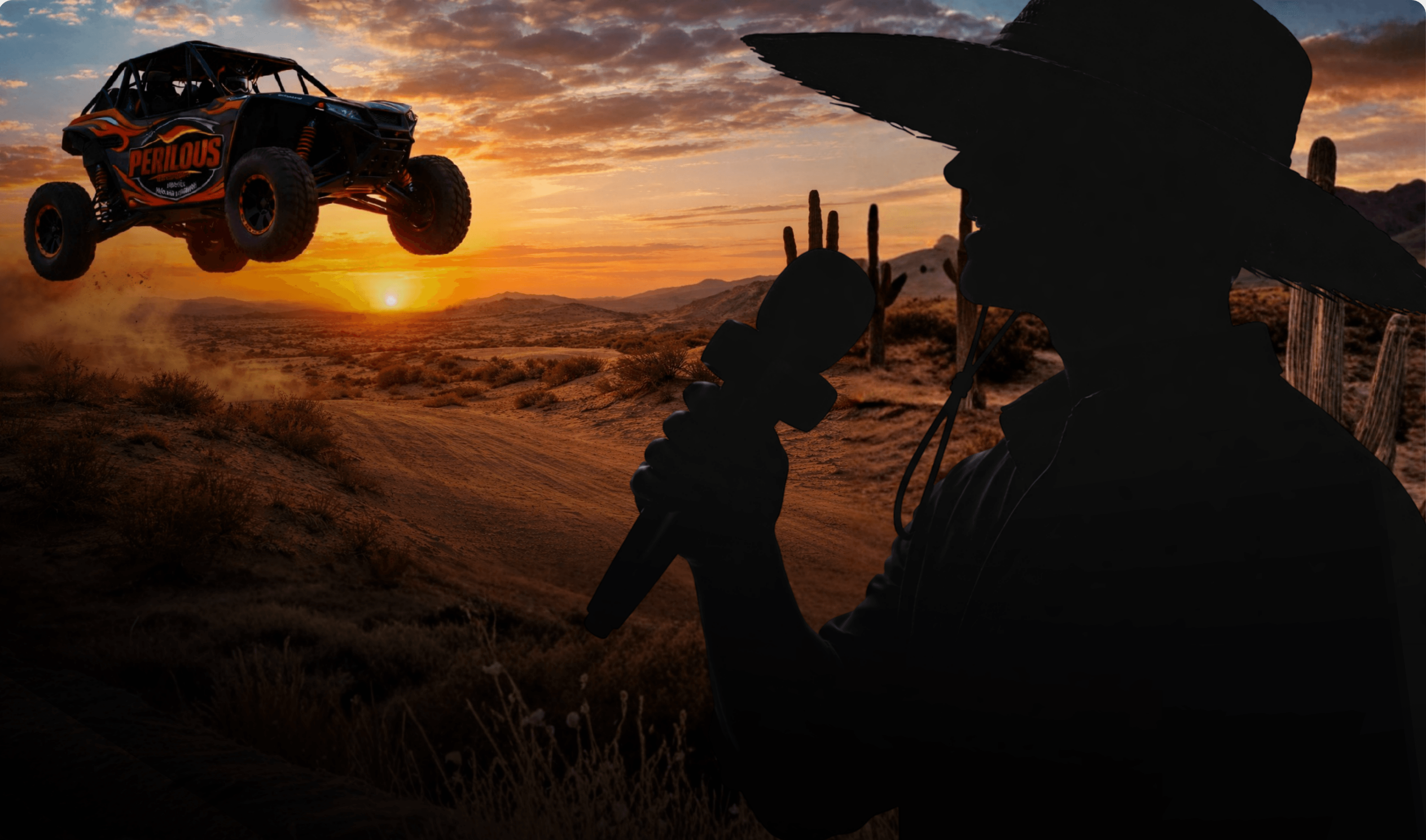 Host casting style silhouette